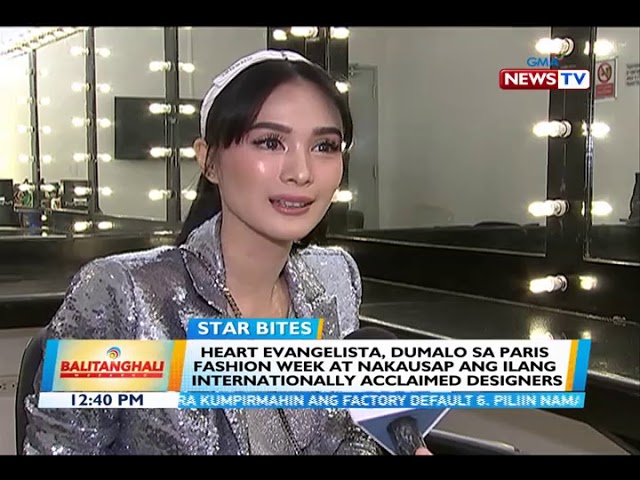 Rappler on X: BEAUTY IN BALMAIN 👸🏻 LOOK: Heart Evangelista gives us a  behind the scenes look at her time in Paris Fashion Week as she wears  Balmain during a fitting session.