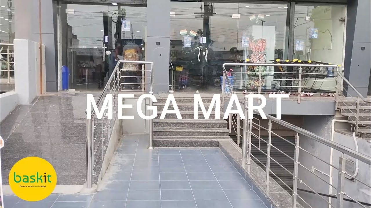 Mega Mart Using Baskit Super Business App Mobile Software to Manage Store