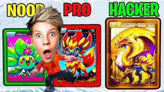 NOOB vs PRO vs HACKER in MINI MONSTERS!