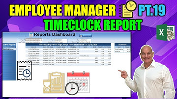 How To Create A Dynamic Timeclock Report in Excel Today [Employee Manager Pt. 19]