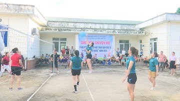 Giải bóng chuyền hơi chào mừng Ngày hội toàn dân bảo vệ an ninh Tổ quốc năm 2023 xã Trí Nang