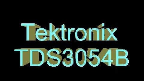 TDS3054B, Tektronix 4 Channel Color Digital Phosphor Oscilloscope from Alliance Test