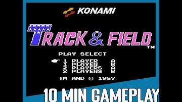 10 Minute Gameplay: Track & Field (1987) NES