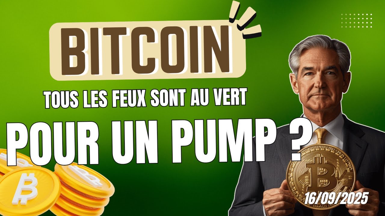 BITCOIN 🔥 TOUS LES FEUX SONT AU VERT POUR UN PUMP ? ANALYSE CRYPTO & NEWS ✅