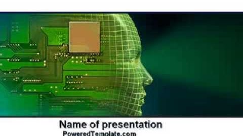 High Tech Era PowerPoint Template by PoweredTemplate.com