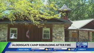 Aldersgate Camp rebuilding after lodge destroyed in fire