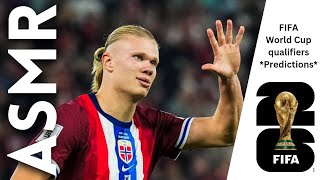 World Cup Qualifier *RESULTS* from Europe, Africa, South America &amp; more [ASMR Football Soft Spoken]
