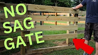 Build a Gate for Your Fence With This No Sag Gate Kit! by Reluctant DIYers 4,369 views 9 months ago 5 minutes, 48 seconds