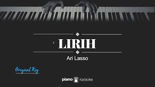 Lirih (MALE KEY) Ari Lasso (KARAOKE PIANO)