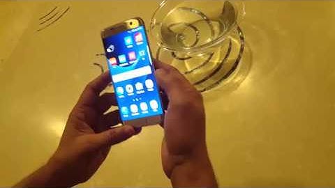 Samsung Galaxy S7 Edge Fingerprint, Water Resistance Quick Demo