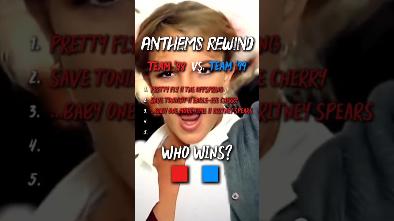Battle of the late 90s! 1998 ???? vs 1999 ???? Pick your side ???? #90smusic #90s #nostalgia 