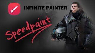 Infinite Painter. Character concept speedpaint