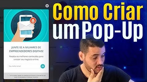 Como criar POP UP com Elementor e chamar com botão