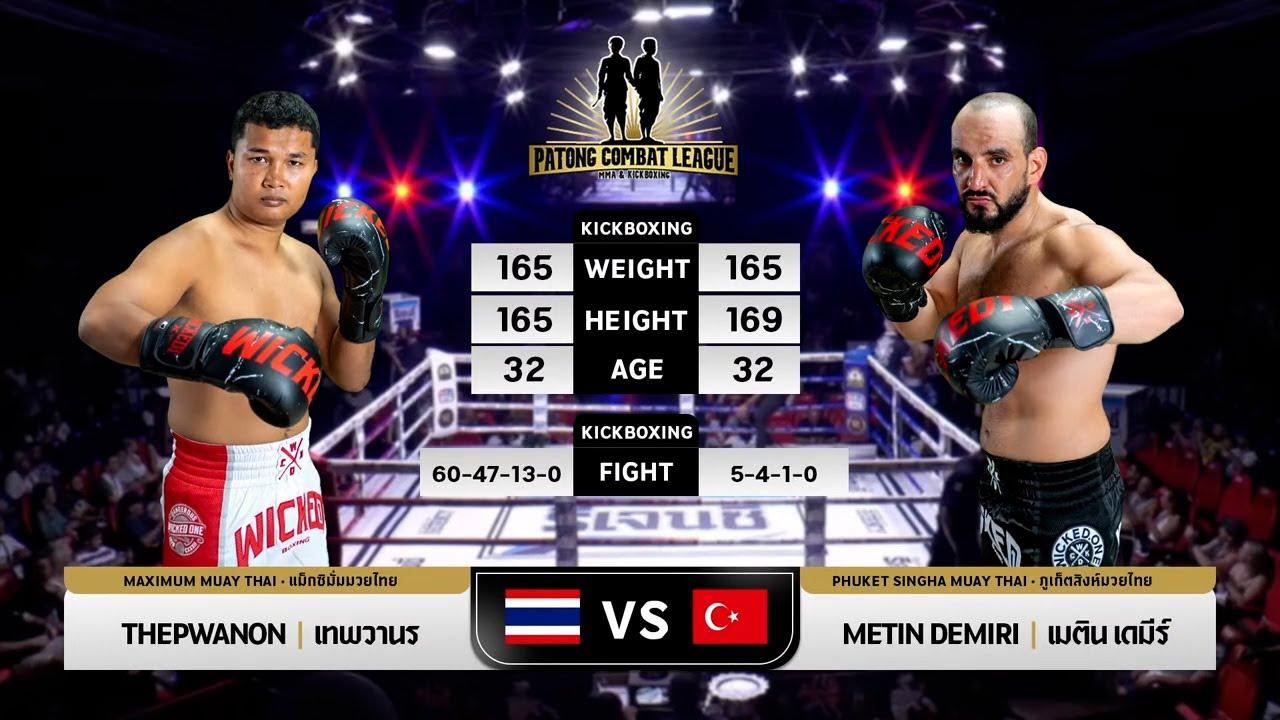THEPWANON VS METIN (PATONG COMBAT LEAGUE MMA & KICK BOXING 9 MARCH 2025 ...