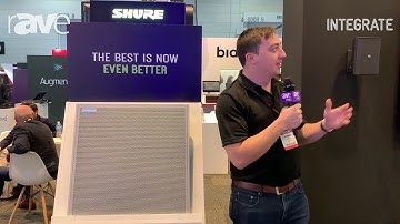 Integrate 2019: Shure Shows Off MXA910 Ceiling Array Microphone With Intellimix on the Jands Stand