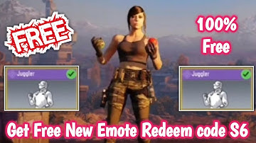 Get Free Emote in cod Mobile Season 6 | New Emote Redeem code codm July 2021 | Free Emotes S6 2021