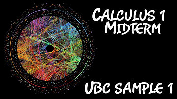 [Calculus] UBC Math 100-180 Midterm 1