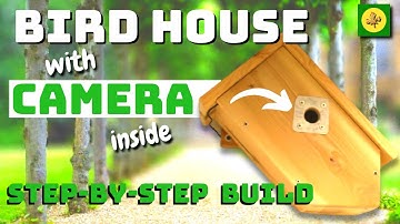 Hoe je een VOGELHUIS bouwt met een CAMERA erin - Stap voor stap ** BIJGEWERKTE VIDEOLINK HIERONDE...