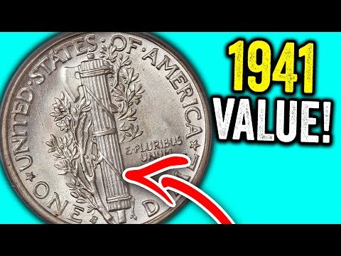 1941 Mercury Dime Value Chart
