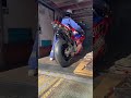 The machine, dressed in Honda HRC Castrol livery, is heading to Mobility Resort Motegi 🏍️