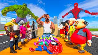 Franklin Found Colorful Spiderman Babies - INDIAN BIKE DRIVING 3D screenshot 2