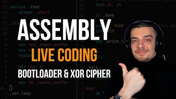 Assembly Live Coding: Bootloader & XOR Cipher - Uncut Learning Session