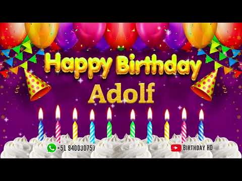 Adolf Happy Birthday To You - Happy Birthday Song Name Adolf