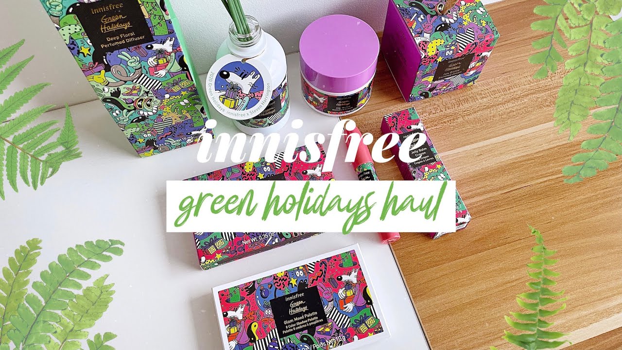 Innisfree & Neogen Korean Skincare Haul | Green Holidays x Steven Harrington