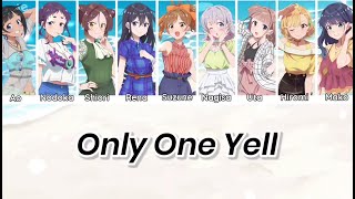 (Full Ver.) Only One Yell - 9-tie (Selection Project) Lyrics + Translation (Rom/Eng/Indo) Color Code