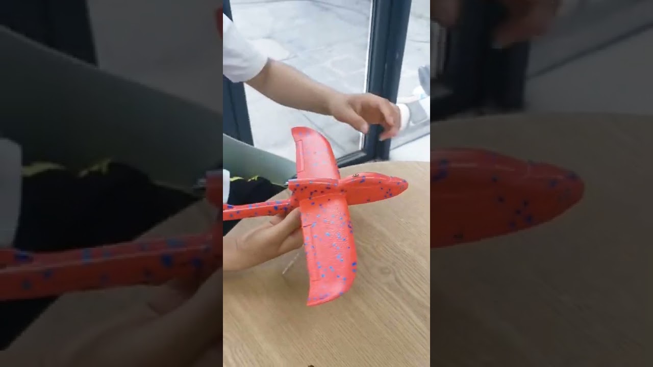 Powerful electric foam stunt airplane toy YouTube