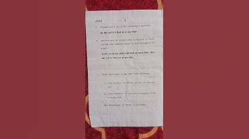 Ethics and culture (Vac) 2024 2nd semester question paper.