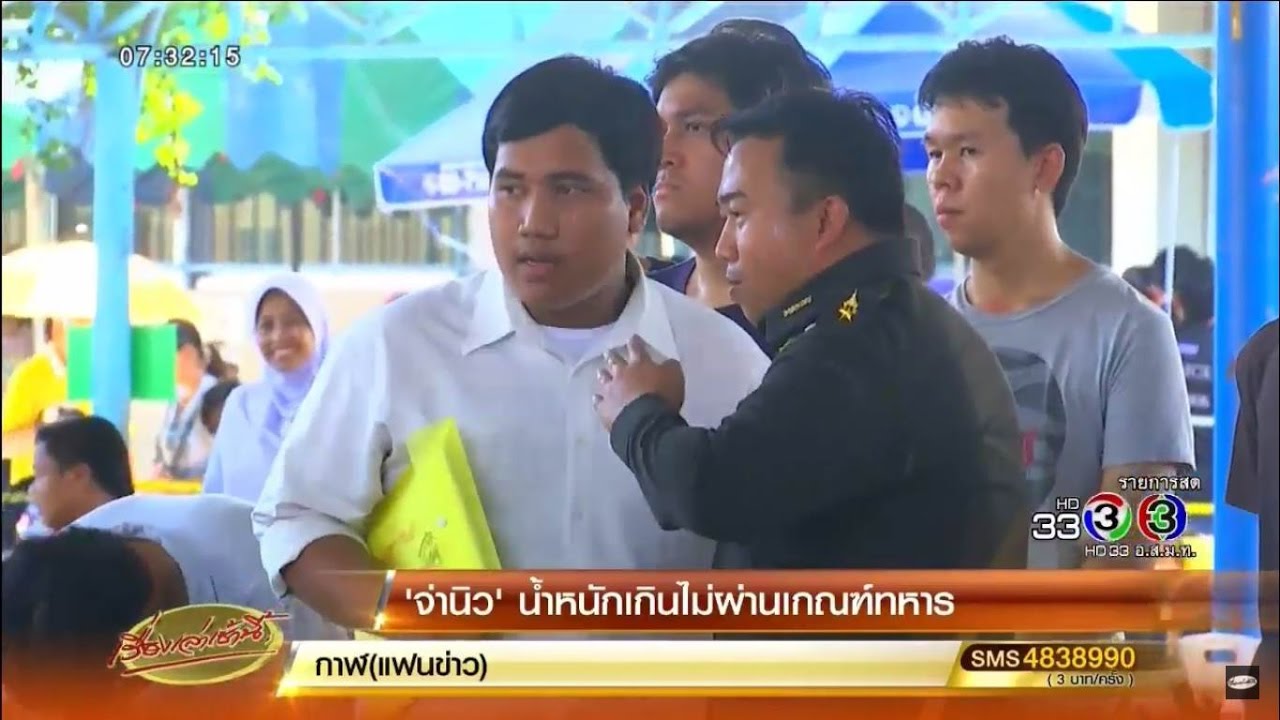 ข้อยกเว้นการเกณฑ์ทหาร น้ำหนัก 2022 Update 'จ่านิว' รอดทหาร ไม่ต้องจับใบดำ-ใบแดง เหตุน้ำหนักเกิน