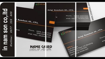 in offset name card giá rẻ tại Bình Dương