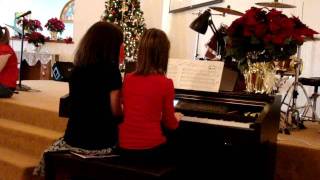 Alyssa Hall & Kaitlyn Conley KCC Christmas Program 2011