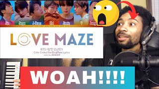 BTS - LOVE MAZE (PRODUCER FIRST TIME REACTION)