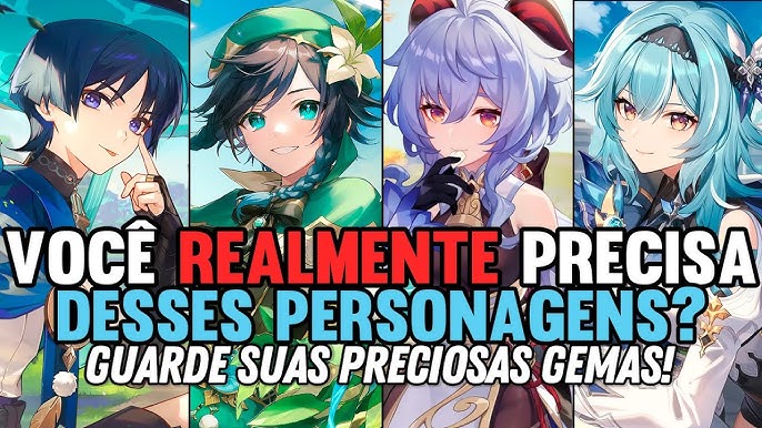 TIER LIST DOS MELHORES PERSONAGENS PARA INICIANTES/JOGADORES F2P - GENSHIN  IMPACT 