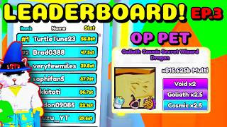 Getting On AWS LEADERBOARD Ep.3 - I Got OP SECRET 815B Strenght Pet! (Roblox)