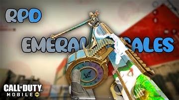 New Free Rpd- Emerald Scales Showcase And Gameplay In Call Of Duty Mobile