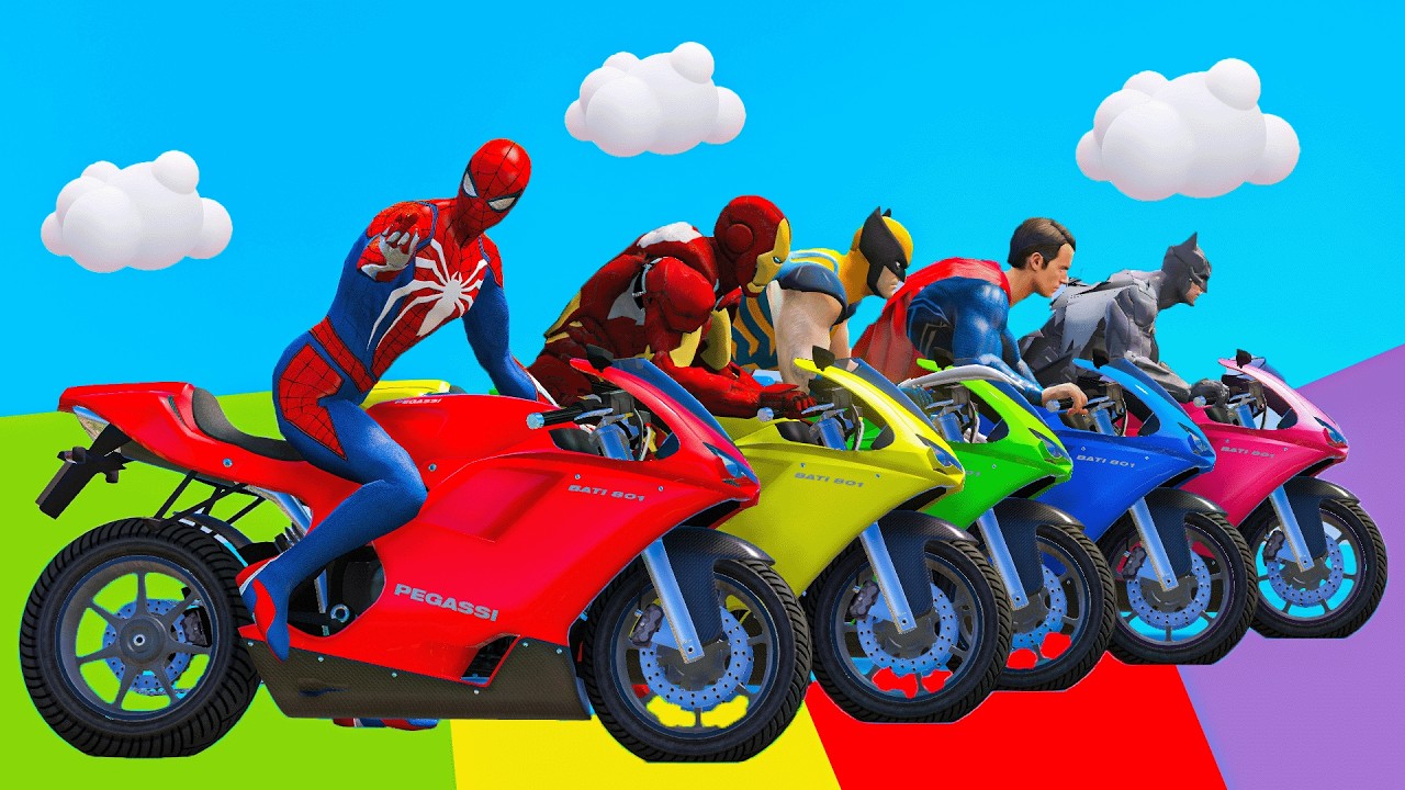 الرجل العنكبوت انقاذ باتمان Spider-Man Rescue batman vs iron man vs venom funny Game GTA 5 superhero