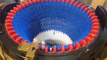 How to fix a dropped stitch on an Addi machine