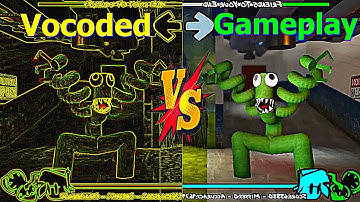 FNF Character Test | Gameplay VS Vocoded | Rainbow Friends (ALL Green)
