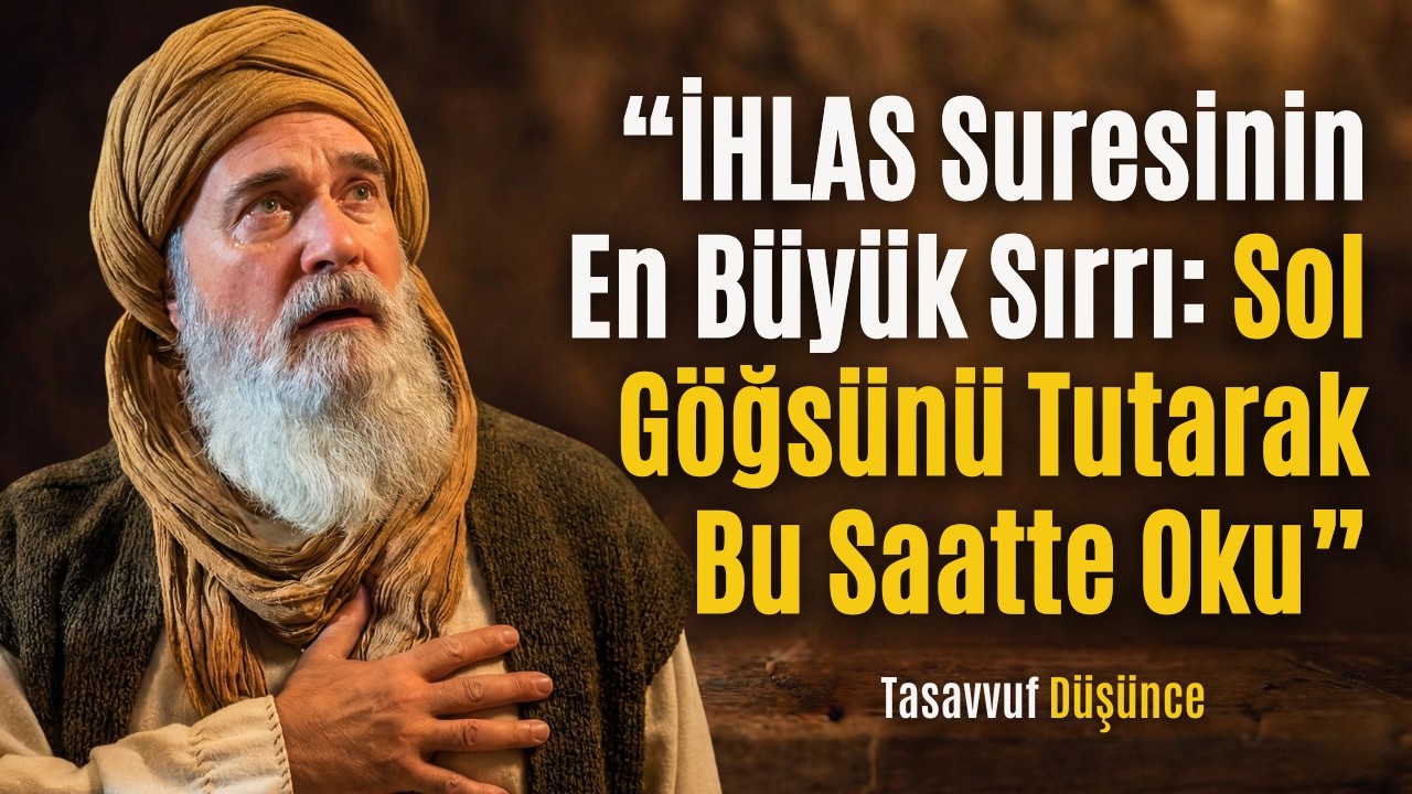 İhlas'ın Sırrı: Sol Göğsünüzü Tutarak Bu Saatte Okuyun, Büyük Bir Mucizenin Gerçekleştiğini Görün