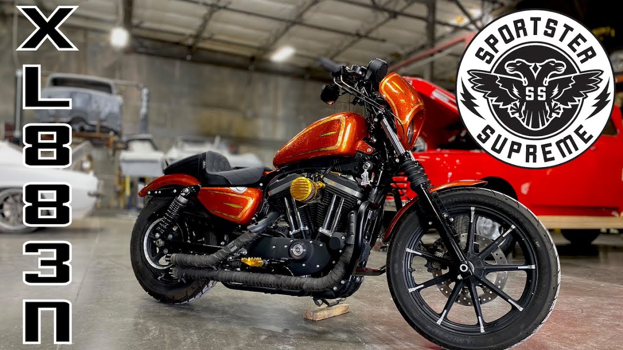 Jared's Harley-Davidson XL883N Custom Built Iron 883 | Paint