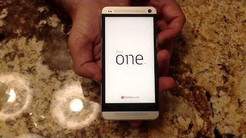 HTC One initial Startup and Setup