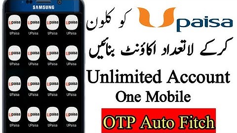 How To Create Unlimited Upaisa account | Clone Upaisa App | OTP Auto Fitch