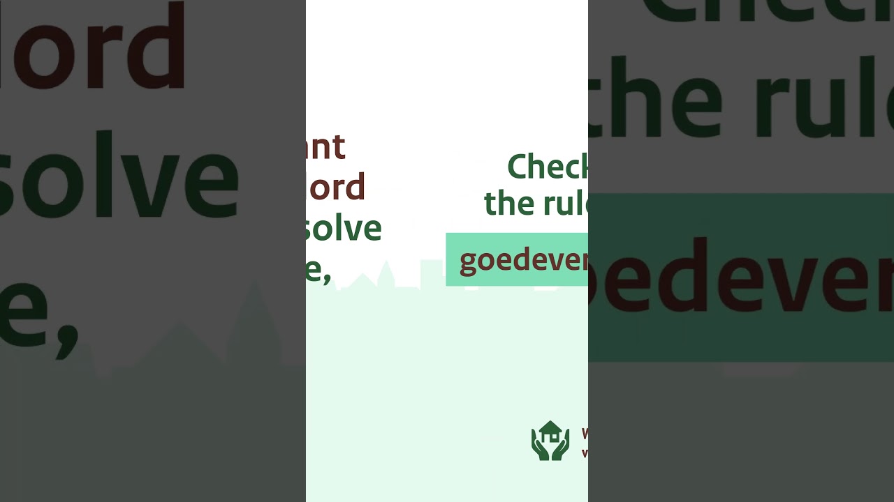 Goed verhuurderschap - Good Landlordship