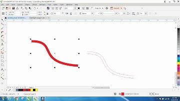 Corel draw Tips & Tricks Make two lines the same Part 2