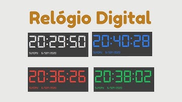 Como criar relógio digital em python