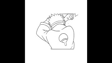 32 Frames Animation on Procreate Kakashi Vs Obito           Naruto Shippuden #procreate #anime