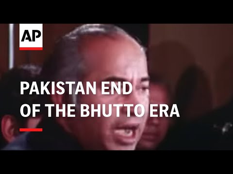 PAKISTAN END OF THE BHUTTO ERA - 1978